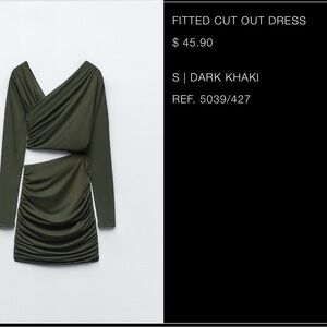 ZARA DRESS - NEW  never used